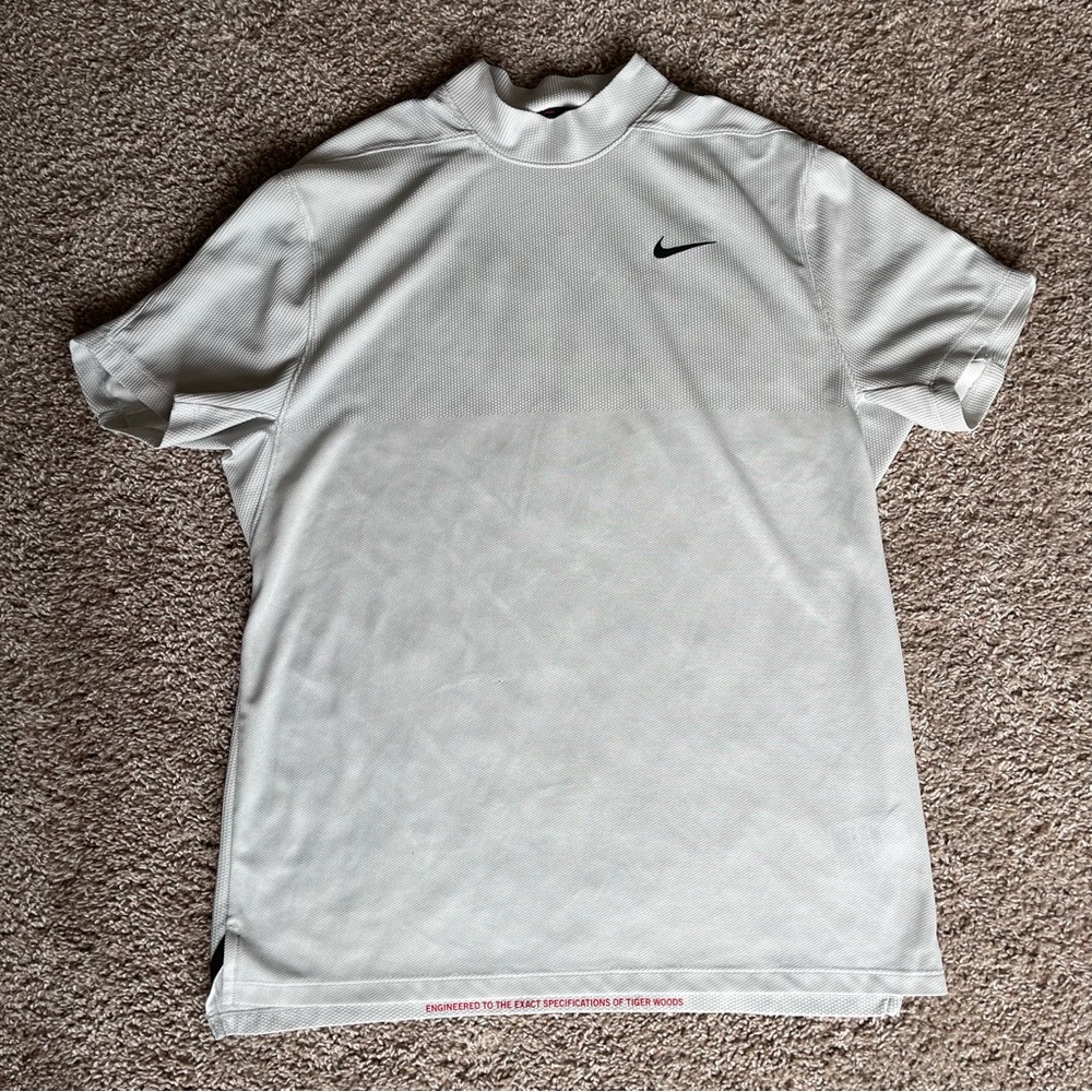 Tiger Woods Mock Golf Shirt